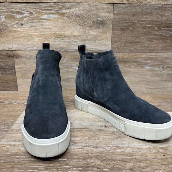 Dolce Vita Zabie Gray Suede Chelsea Sneaker Men's Size 10 - Picture 6 of 7